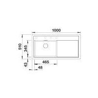 Кухонная мойка Blanco Zenar XL 6 S 527187 (левая, мягкий белый)