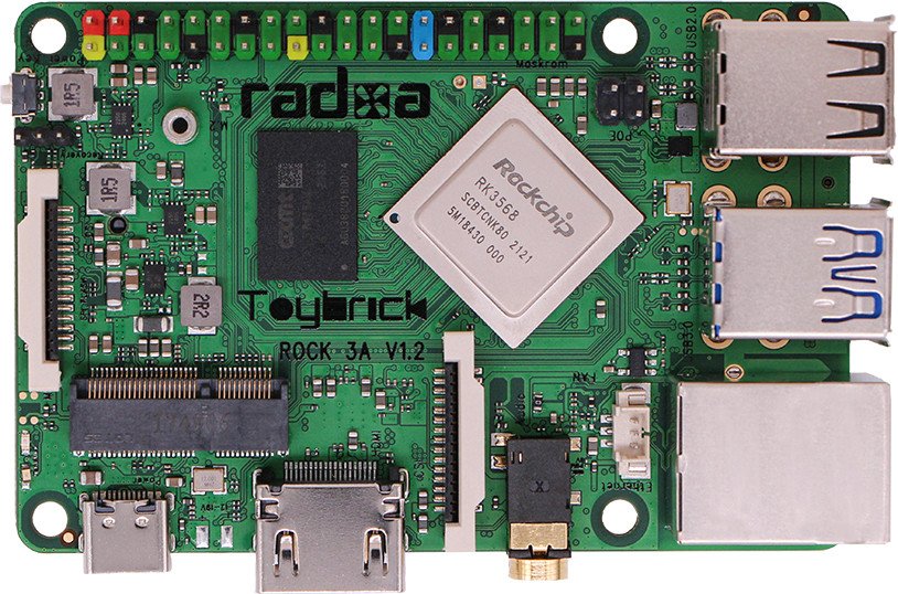 

Одноплатный компьютер Radxa Rock 3 Model A 2GB