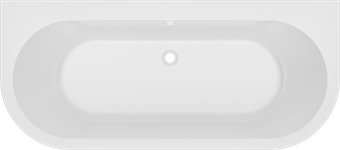 Ванна Bonito Home Aura 170x75 BH-AU-104-170W/St+BH-AU-P-170 (с ножками, экраном и креплением)