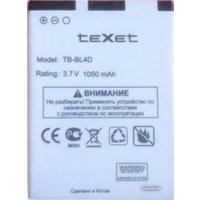 Аккумулятор для телефона TeXet TM-B410 (TB-BL4D)