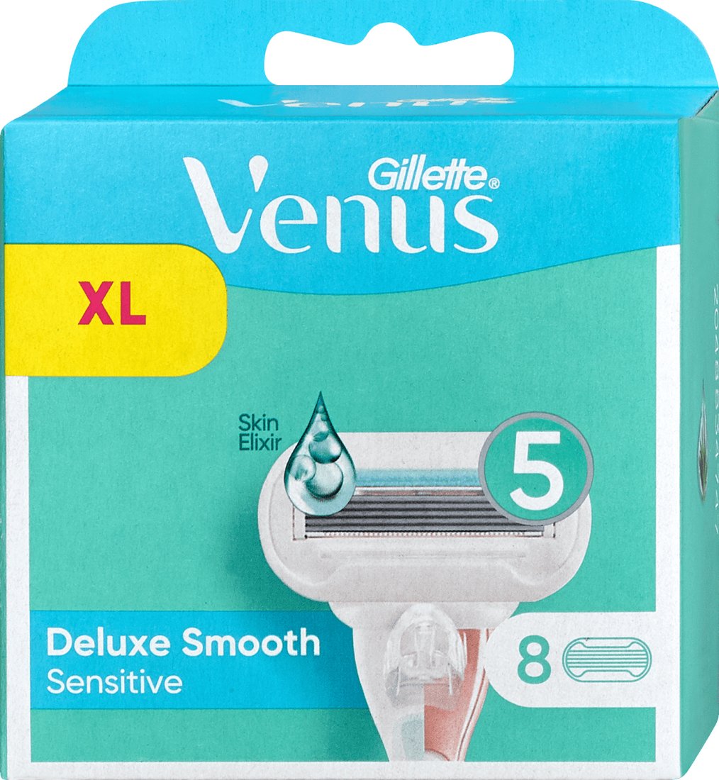 

Сменные кассеты для бритья Gillette Venus Deluxe Smooth Sensitive (8 шт) 7702018571215