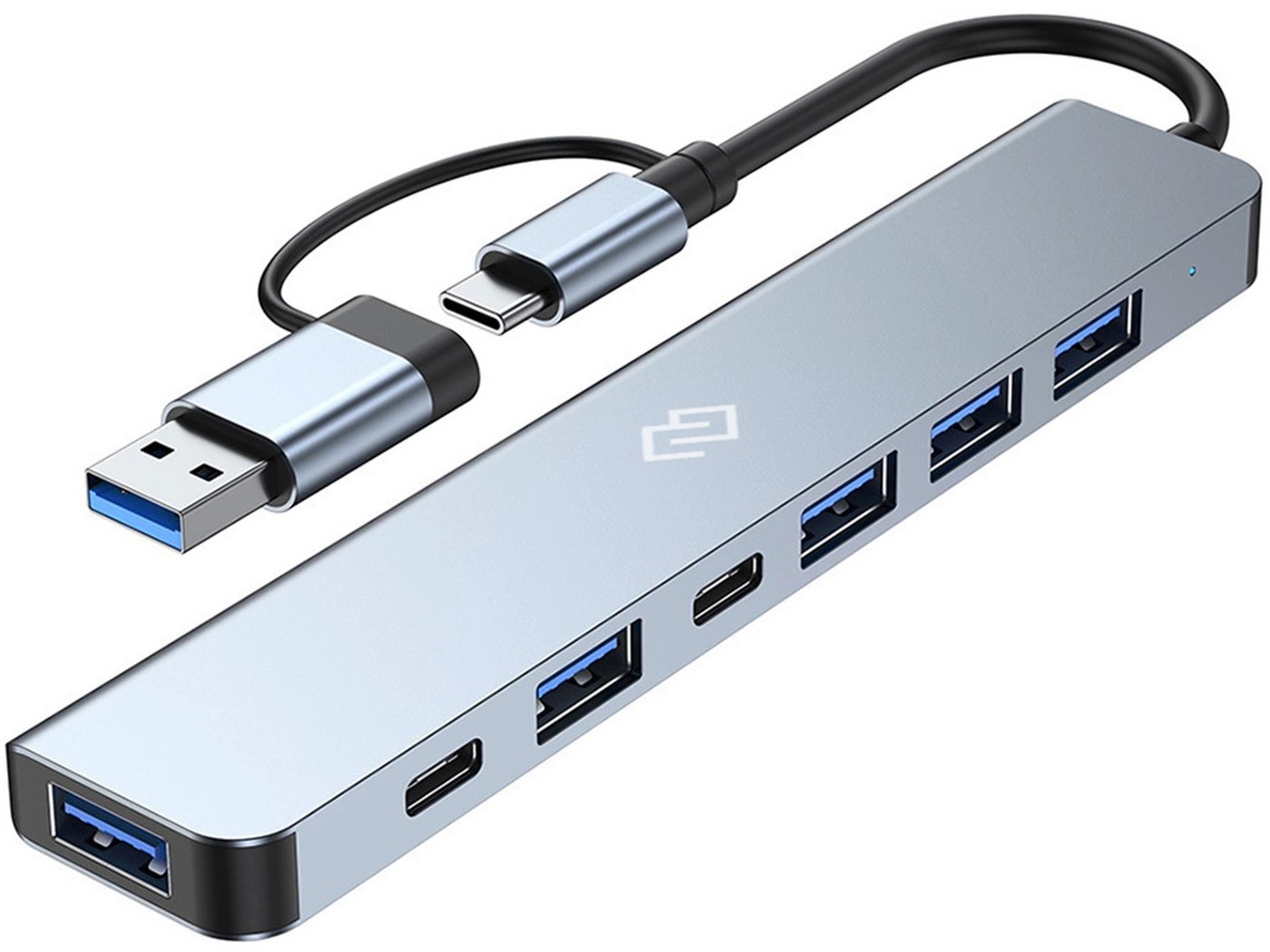 

USB-хаб Digma DHUB-7USB-AC
