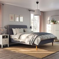 Кровать Ikea Иданэс 200x160 (гуннаред, темно-серый) 804.589.43