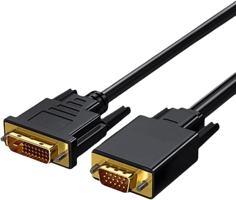

Кабель USBTOP DVI-D - VGA (1.8 м, черный)