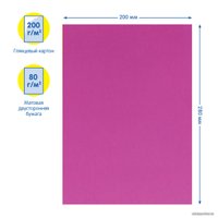 Набор цветной бумаги и картона Мульти-пульти Приключения Енота БК8-8_19463 (16 цв)