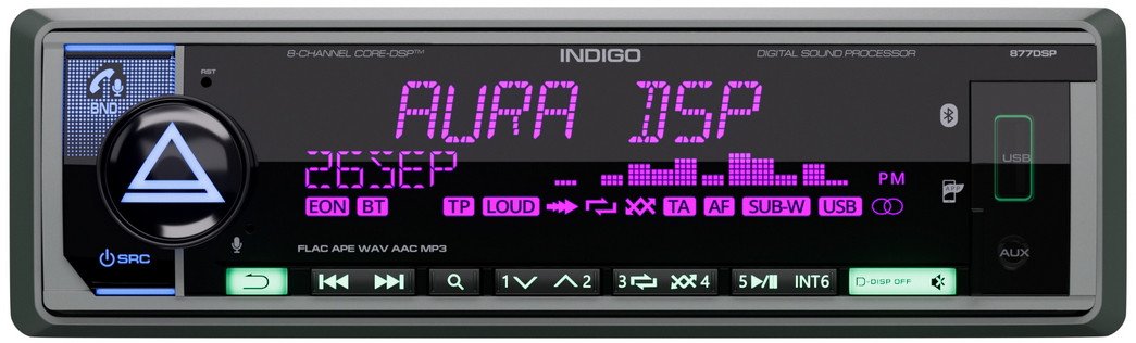 

USB-магнитола Aura Indigo-877DSP
