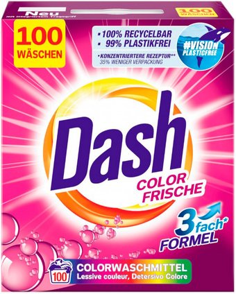Стиральный порошок DASH Color Frische 3 fash formel 6 кг