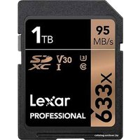 Карта памяти Lexar LSD1TCB633 SDXC 1TB