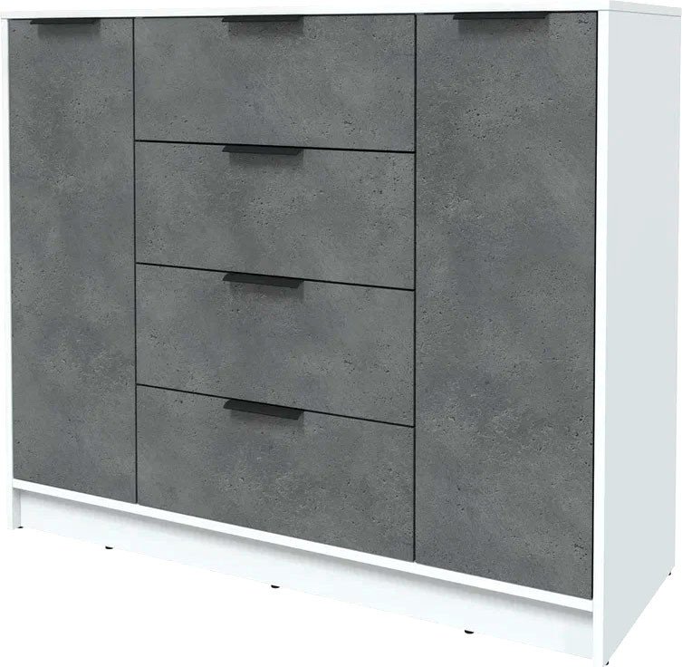 

Тумба Интерлиния Концепт КТ-Т120 (бетон портленд/белый платинум)