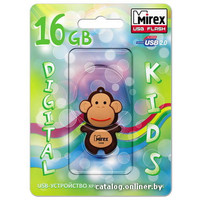 USB Flash Mirex MONKEY BROWN 16GB (13600-KIDMKB16)