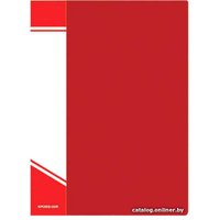 Папка для бумаг inФормат NP0155-40R с файлами (красный)