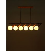 Подвесная люстра BayerLux Перс 10777116 (черный/коричневый)