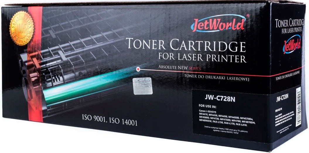 

Картридж JetWorld JW-C728N (аналог Canon Cartridge 728)