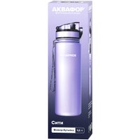 Бутылка для воды АКВАФОР Сити 500 мл (лавандовый)