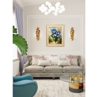 Картина по номерам Белоснежка Ромашки и васильки 143-AS