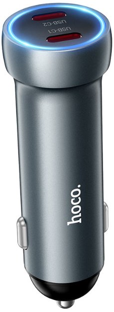 

Автомобильное зарядное Hoco Z54B (металлик)