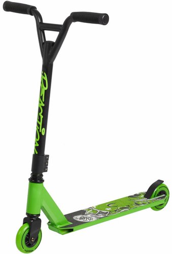 Трюковый самокат Reaction Stunt 1.0 RD0DGG0QW4 (черный/зеленый)