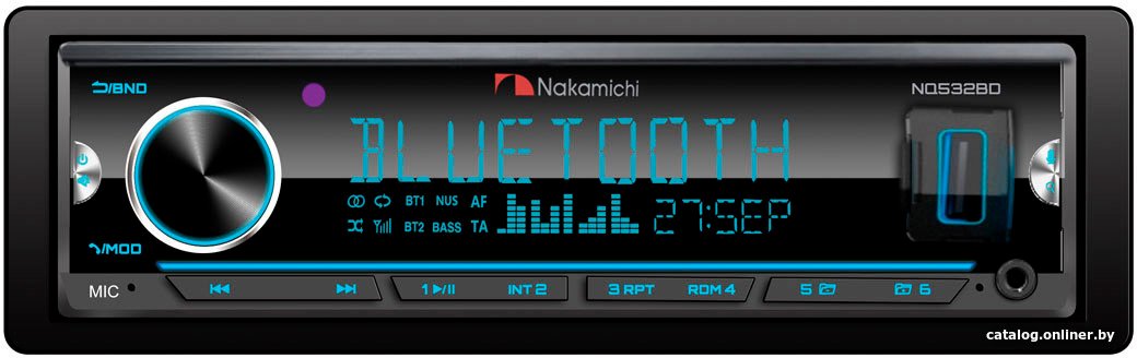 USB-магнитола Nakamichi NQ532BD