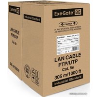 Кабель ExeGate UTP4-C5e-CCA-S25-IN-PVC-GY-305 UTP в Мозыре