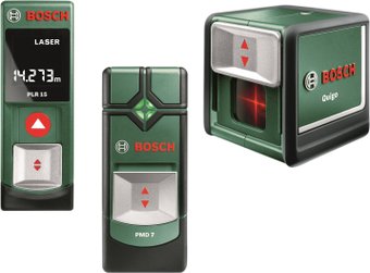 Лазерный дальномер Bosch PLR15 + PMD 7 + Quigo [0603663102]