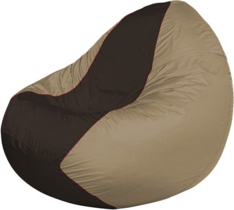 Кресло-мешок Flagman Classic K2.1-33 (бежевый/коричневый)