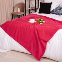 Плед Casa Conforte Nonna Inspiration 110x150 6155307 (малиновый)