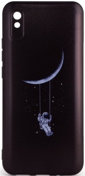 

Чехол для телефона Case Print для Xiaomi Redmi 9A (астронавт на луне)
