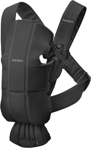 Рюкзак-переноска BabyBjorn Mini 0211.56 (woven black)