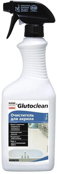 Средство для акриловых ванн Glutoclean для акрила (750 мл)
