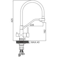 Смеситель Ledeme L74855-9