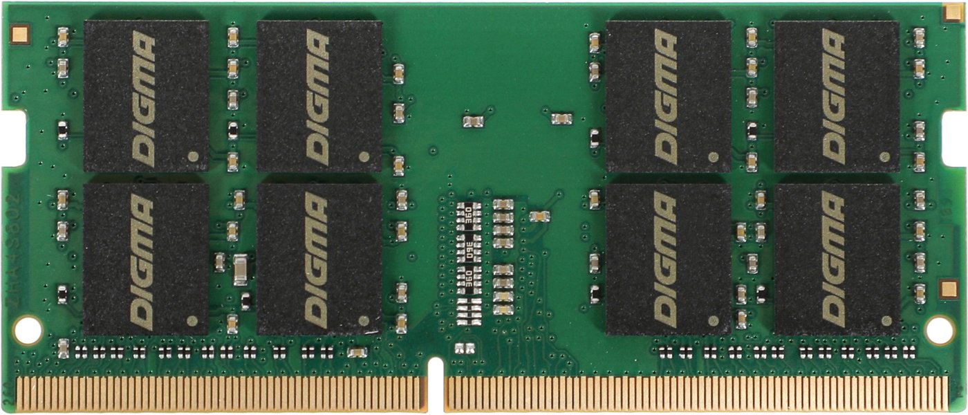 

Оперативная память Digma 32ГБ DDR4 SODIMM 2666 МГц DGMAS42666032D