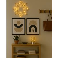 Подвеска AksHome Тип 5 Солнце 35.5х5х35см 26LED 3АА