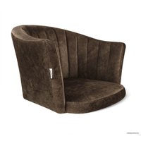 Стул с подлокотниками Sheffilton SHT-ST42-1/S37 (кофейный трюфель/хром лак)