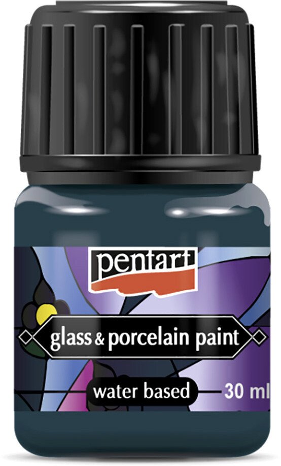 

Краска для стекла и керамики Pentart Glass&Porcelain 30 мл (бирюзово-зеленый)