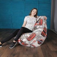 Кресло-мешок Flagman Груша Макси Г2.4-108 Лондон Бус А01