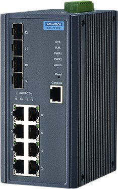 

Управляемый коммутатор 2-го уровня Advantech EKI-7712E-4F-AE