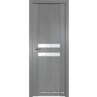 Межкомнатная дверь ProfilDoors 2.03XN L 50х200 (грувд серый, лак классик)