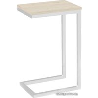 Приставной столик TMB Loft Роксет Дуб 300х400 (скандинавский бук/белый)