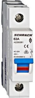 

Выключатель нагрузки Schrack Technik AZ 1p 063A AZ200261