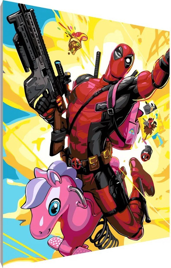 

Картина по номерам PaintLine Дэдпул PL-00170