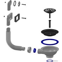 Слив-перелив Unicorn 3 1/2 112 мм E157 в Гродно