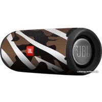 Беспроводная колонка JBL Flip 5 (черно-коричневый камуфляж)