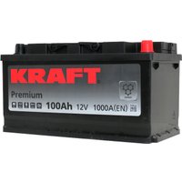 Автомобильный аккумулятор KRAFT Premium R+ (100 А·ч)