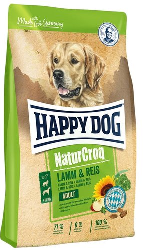 Сухой корм для собак Happy Dog NaturCroq Lamm & Reis 15 кг