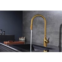 Смеситель Paulmark Iniversal Un213880-BG (золото/брашированное золото)