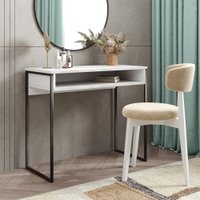 Консольный стол Soma СПМ-4-METAL (белый/черный) в Бобруйске