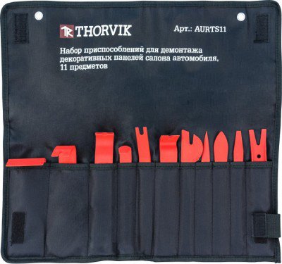

Инструмент для демонтажа дверных панелей Thorvik AURTS11 (11 пр.)