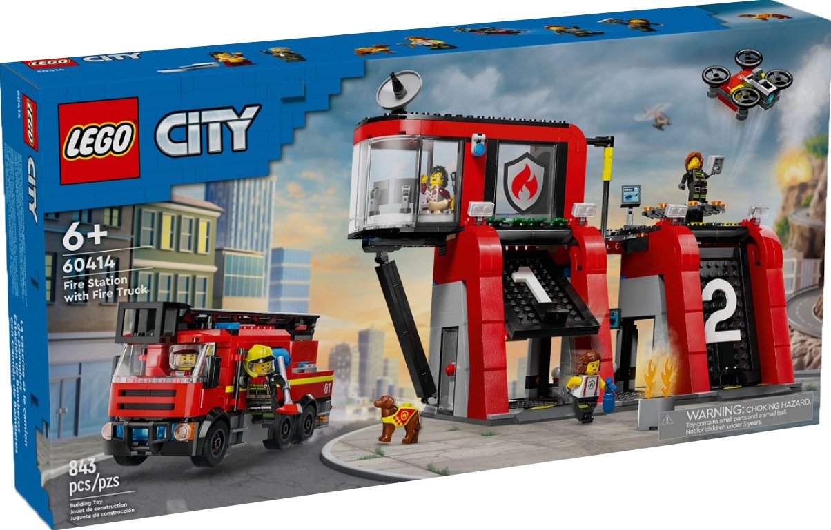 

Конструктор LEGO City 60414 Пожарная станция с пожарной машиной