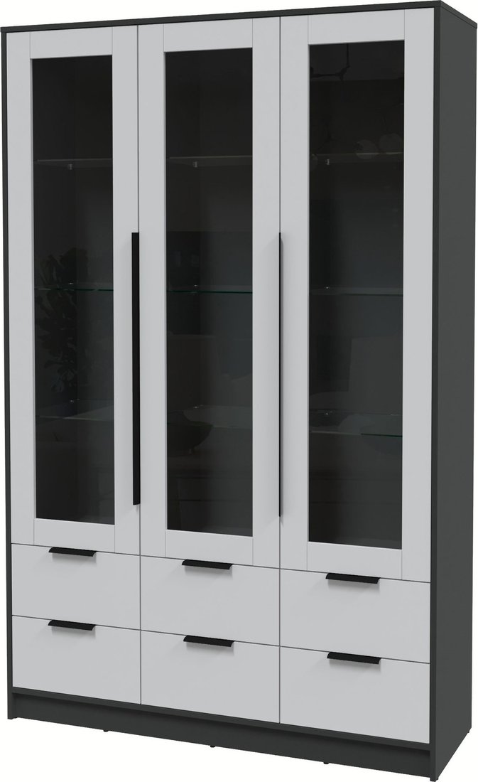 

Шкаф-витрина Интерлиния Концепт КТ-ШВ3 (серый/антрацит)