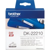 Самоклеящаяся термобумага Brother DK-22210 (29 мм, 30.48 м)